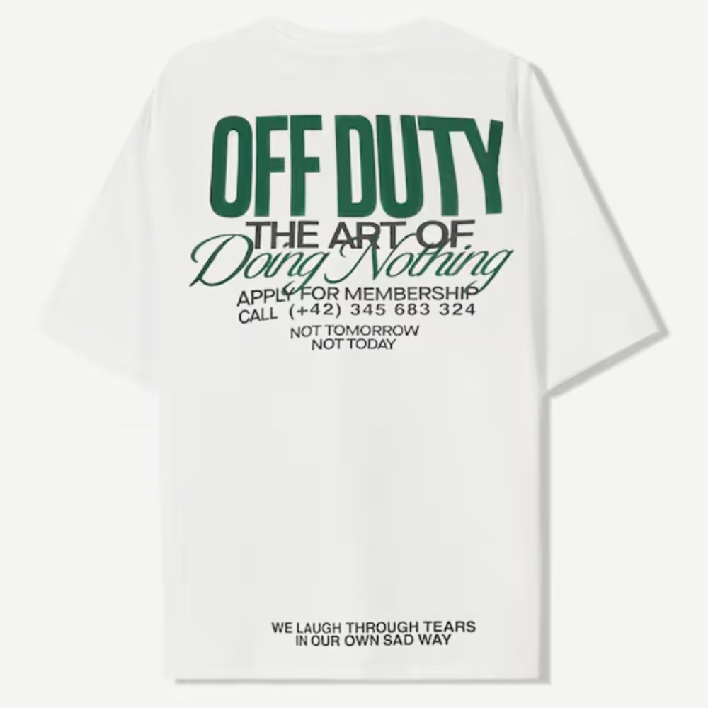 Bershka Graphic Cotton T-Shirt